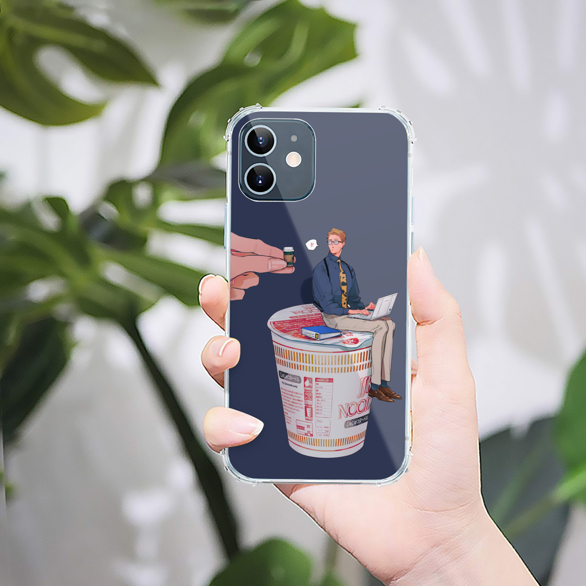 （画像用） 呪術廻戦 Jujutsu Kaisen 【iPhone 12シリーズ対応】透明スマホケース（クリアソフトケース）